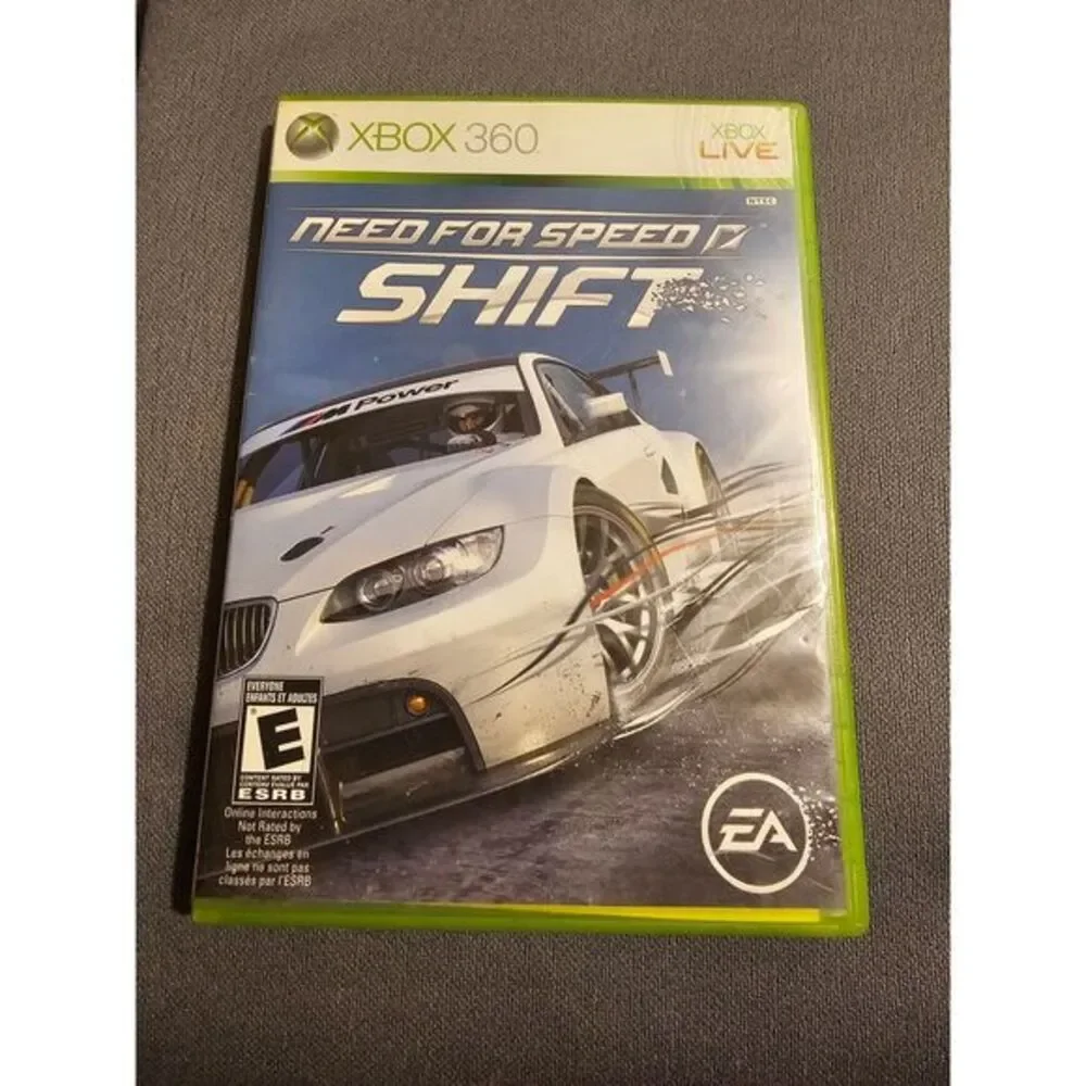 Need for Speed Shift Xbox 360‎ EA Games Racing BMW M3 Cover Art NTSC Complete